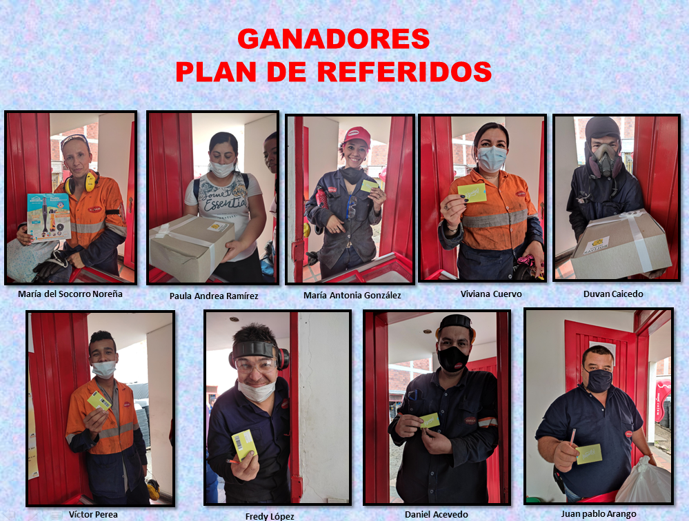 GANADORES… PLAN DE REFERIDOS